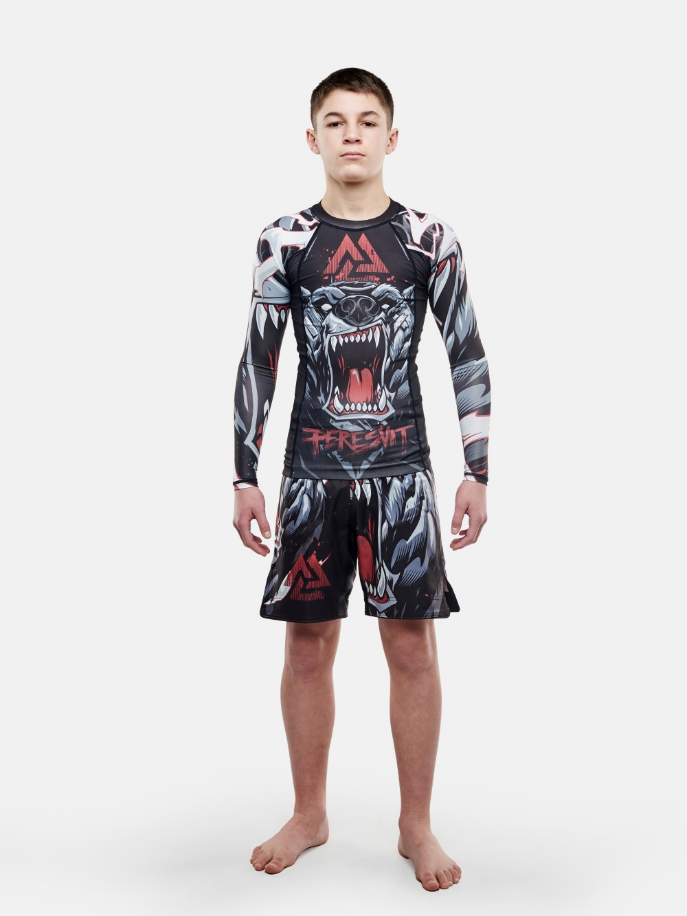 Peresvit Battle Bear Kids Fight Shorts, Photo No. 4